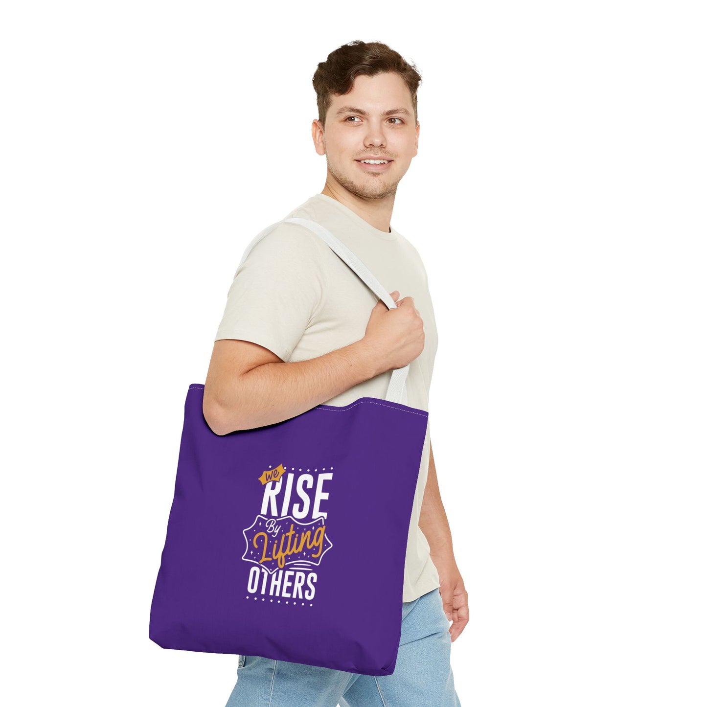 We Rise By Lifting Others Tote Bag (AOP)