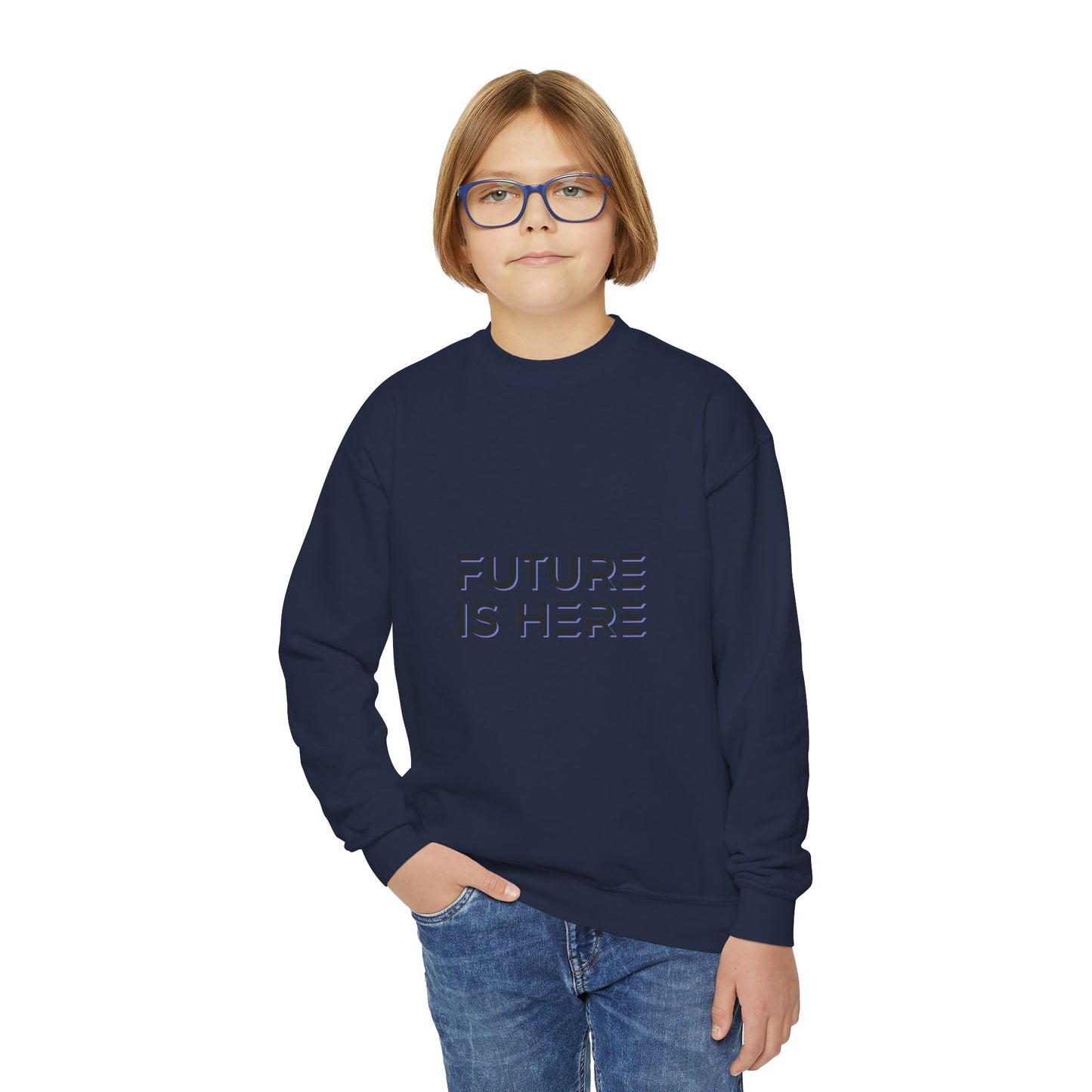 Future Is Here Youth Crewneck Sweatshirt