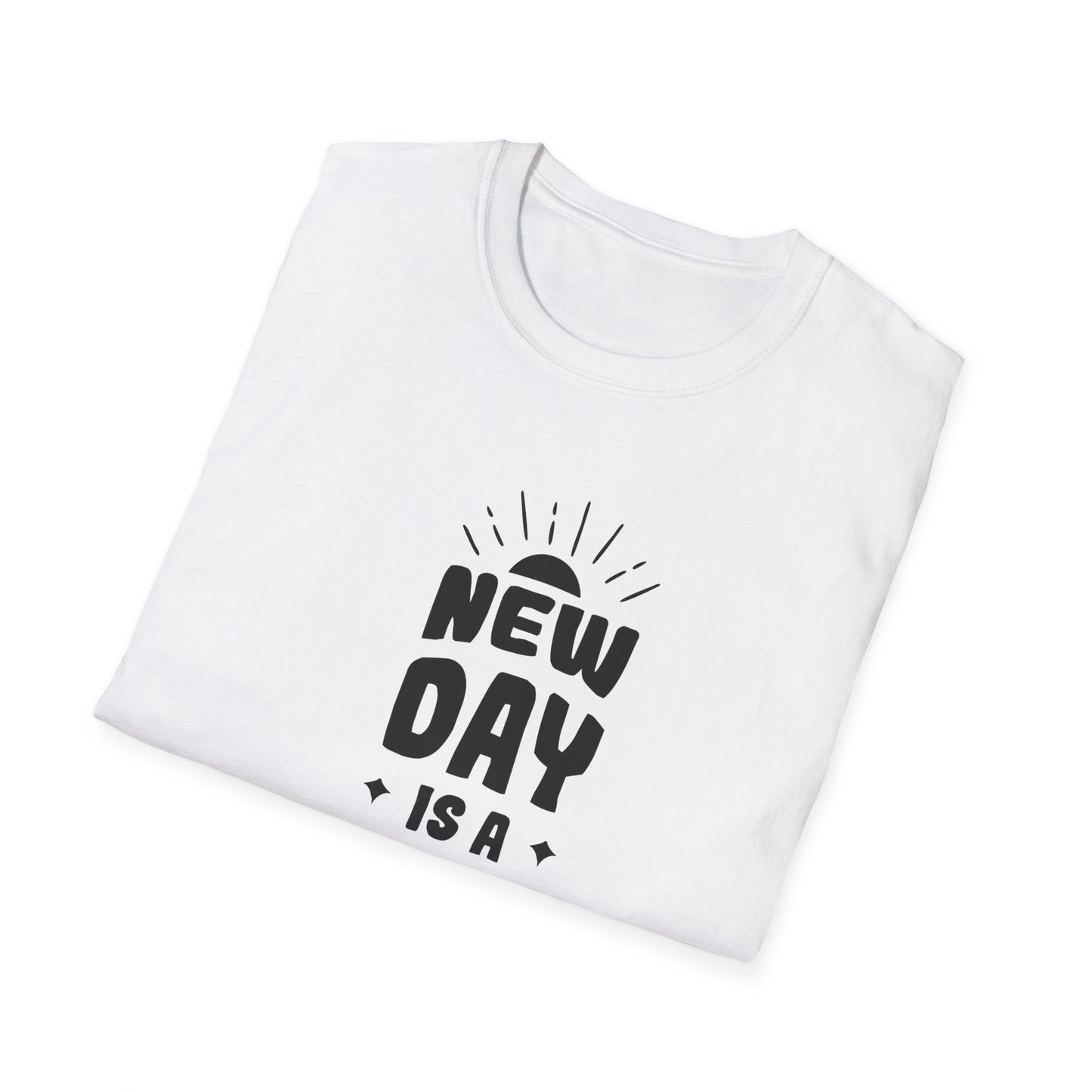 New Day Is A New ChangeUnisex Softstyle T-Shirt