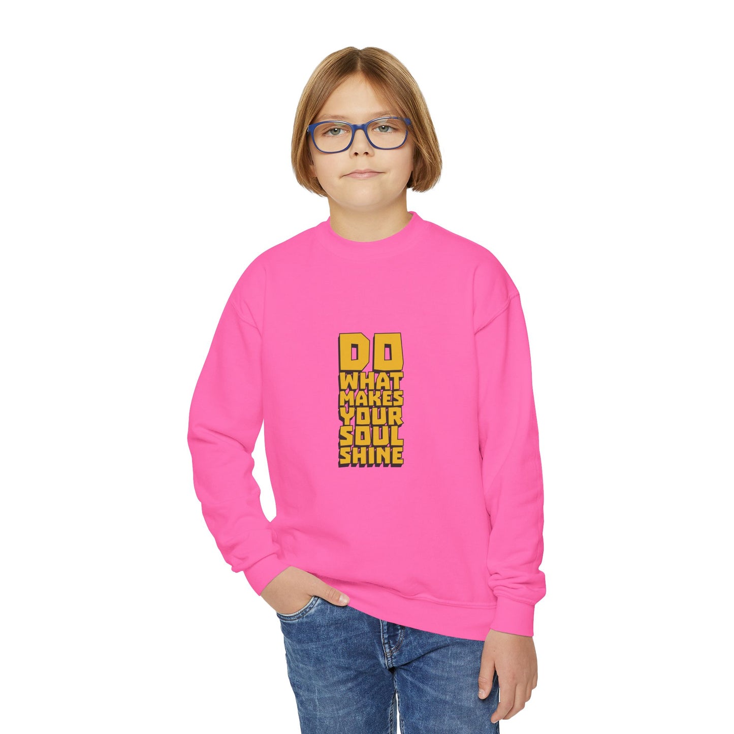 Do What Makes Your Soul Shine Youth Crewneck Sweatshirt