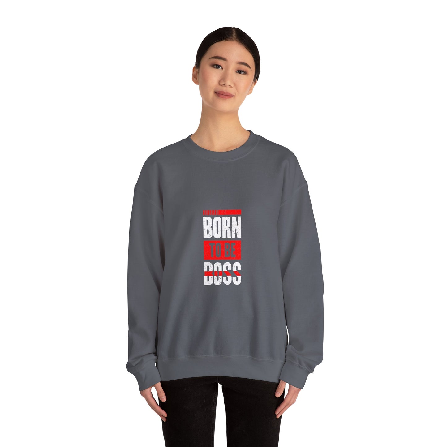 Born To Be Boss Unisex Heavy Blend™ Crewneck Sweatshirt