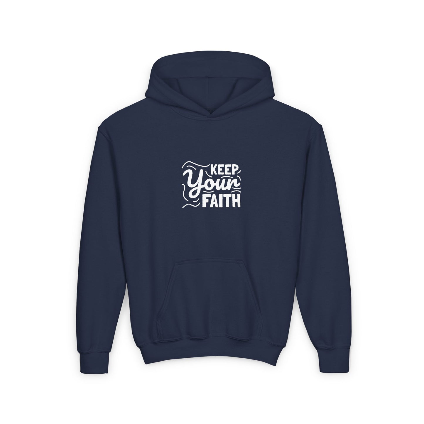 Keep Your Faith Youth Heavy Blend Hooded Sweatshirt
