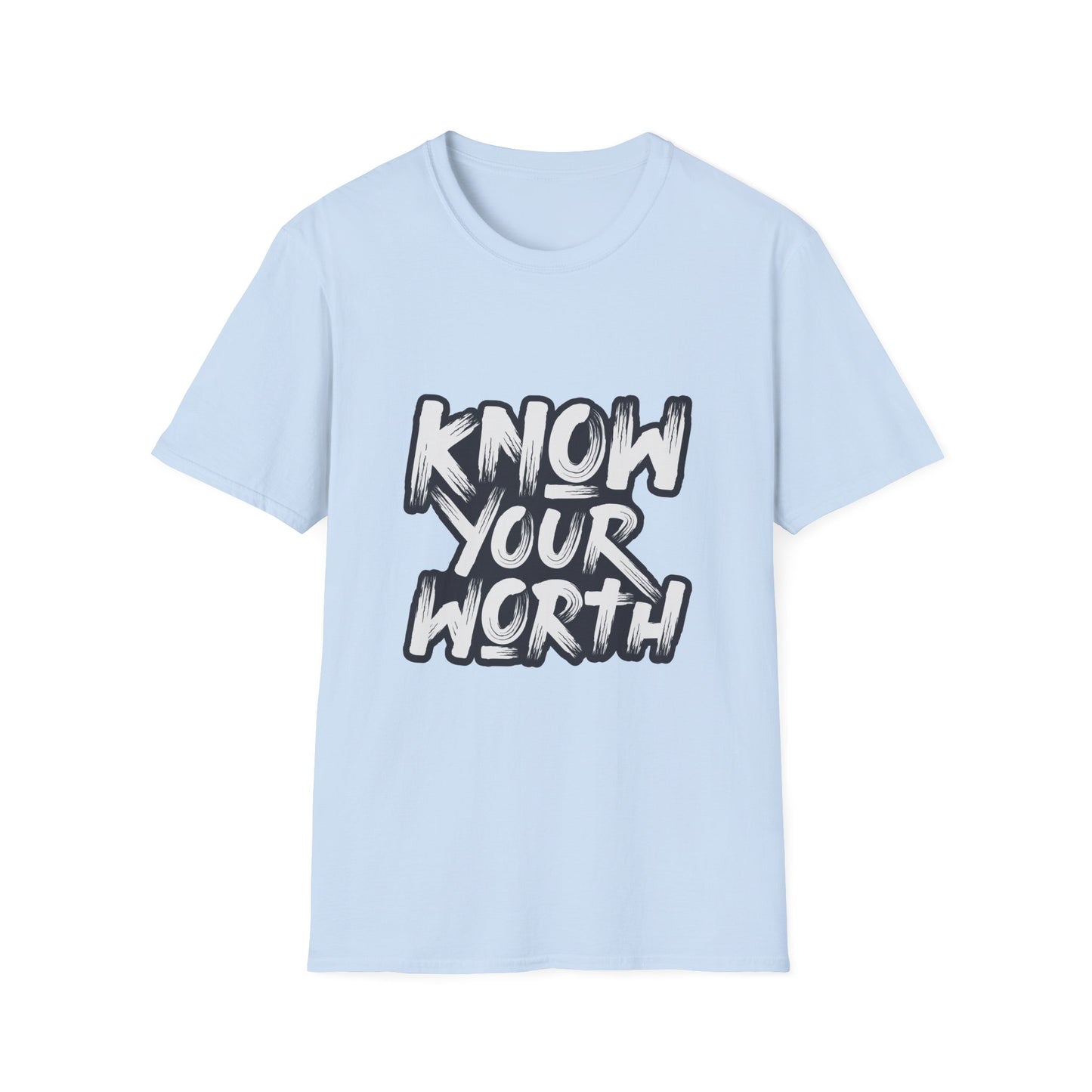 Know Your Worth Unisex Softstyle T-Shirt