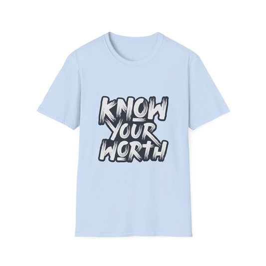 Know Your Worth Unisex Softstyle T-Shirt