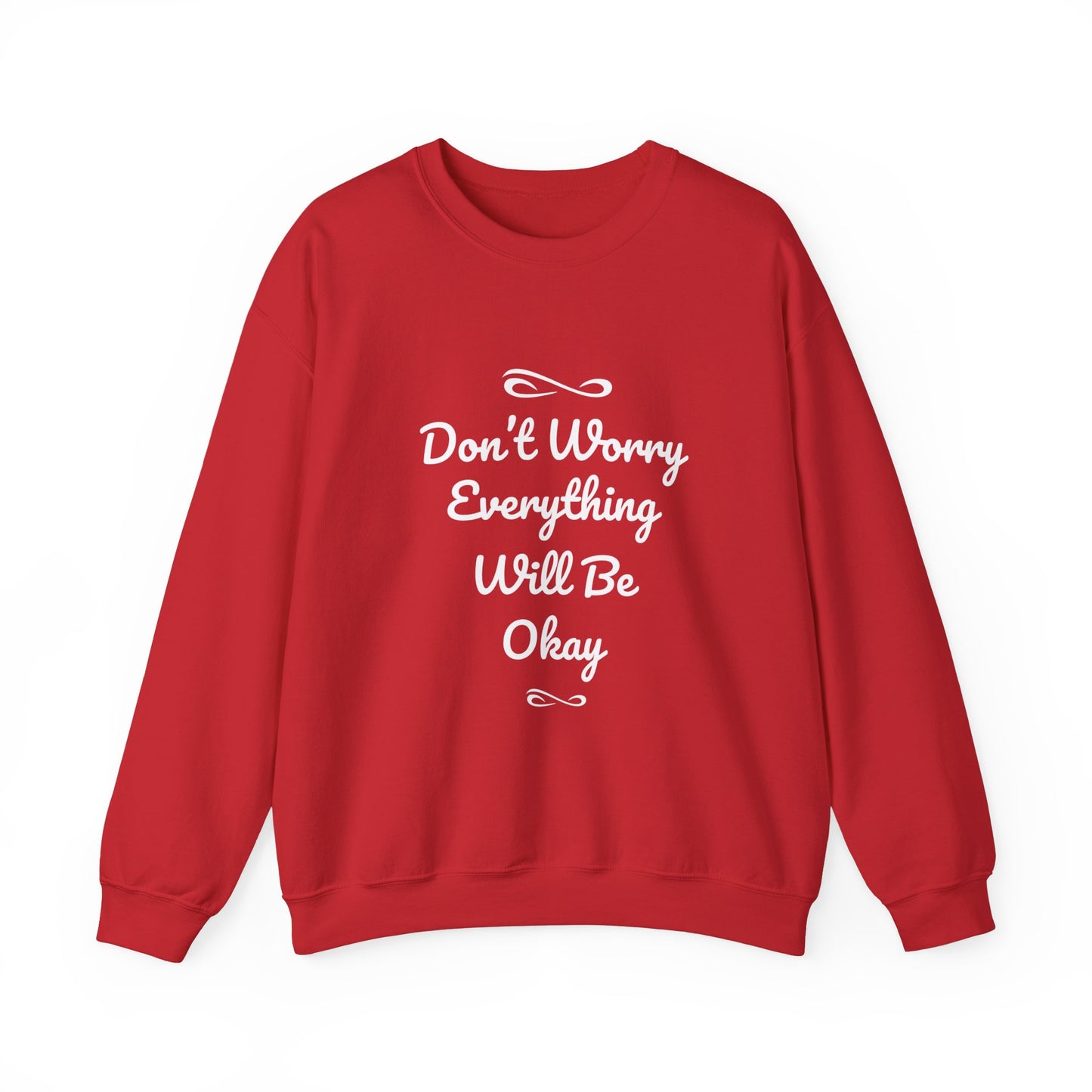 Don't Worry Everything Will Be Okey Unisex Heavy Blend™ Crewneck Sweatshirt