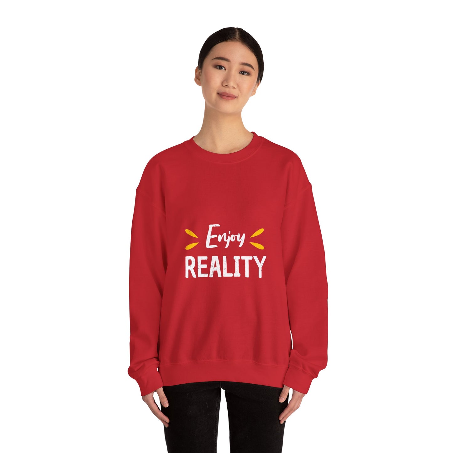 Enjoy Reality Unisex Heavy Blend™ Crewneck Sweatshirt
