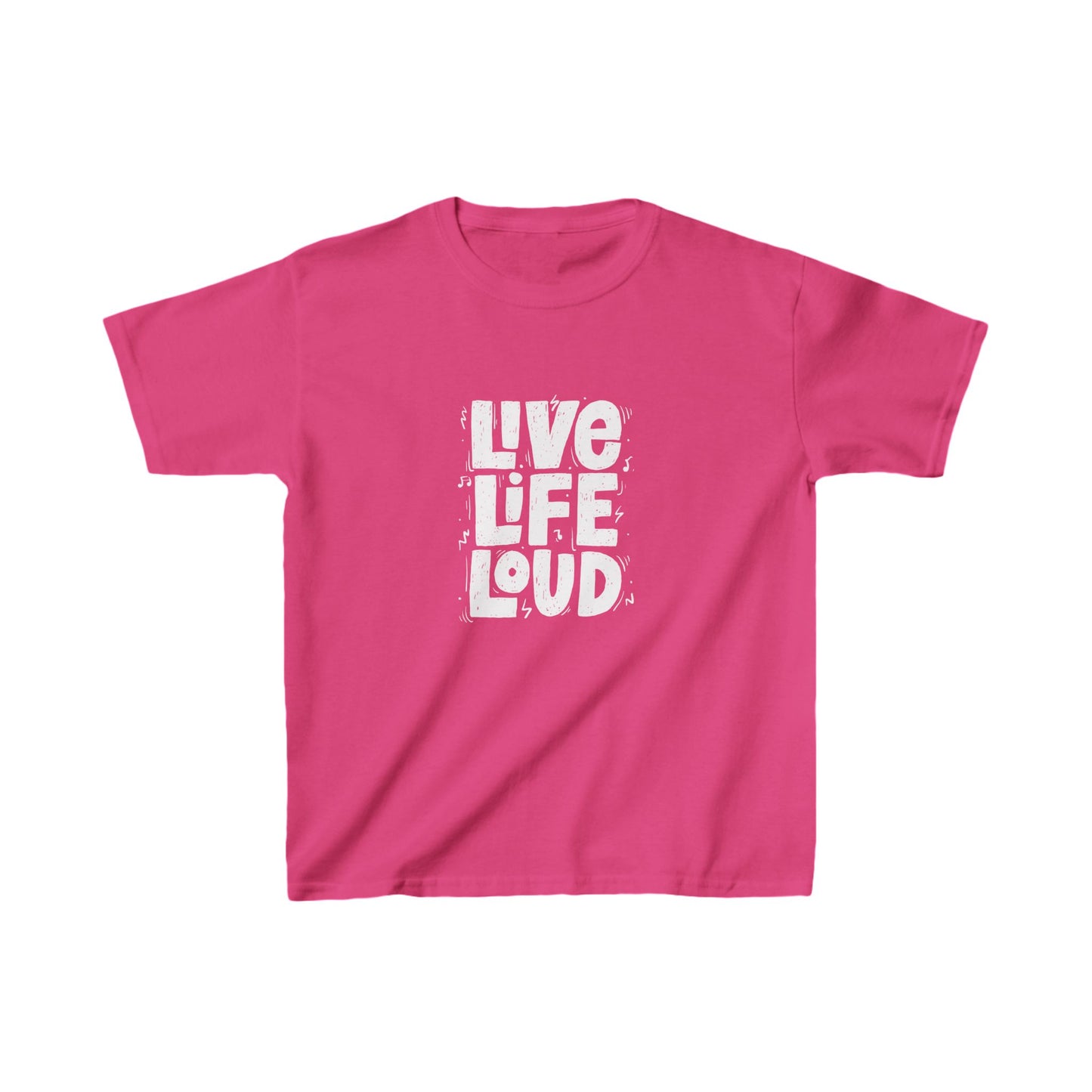 Live Life Loud Kids Heavy Cotton™ Tee