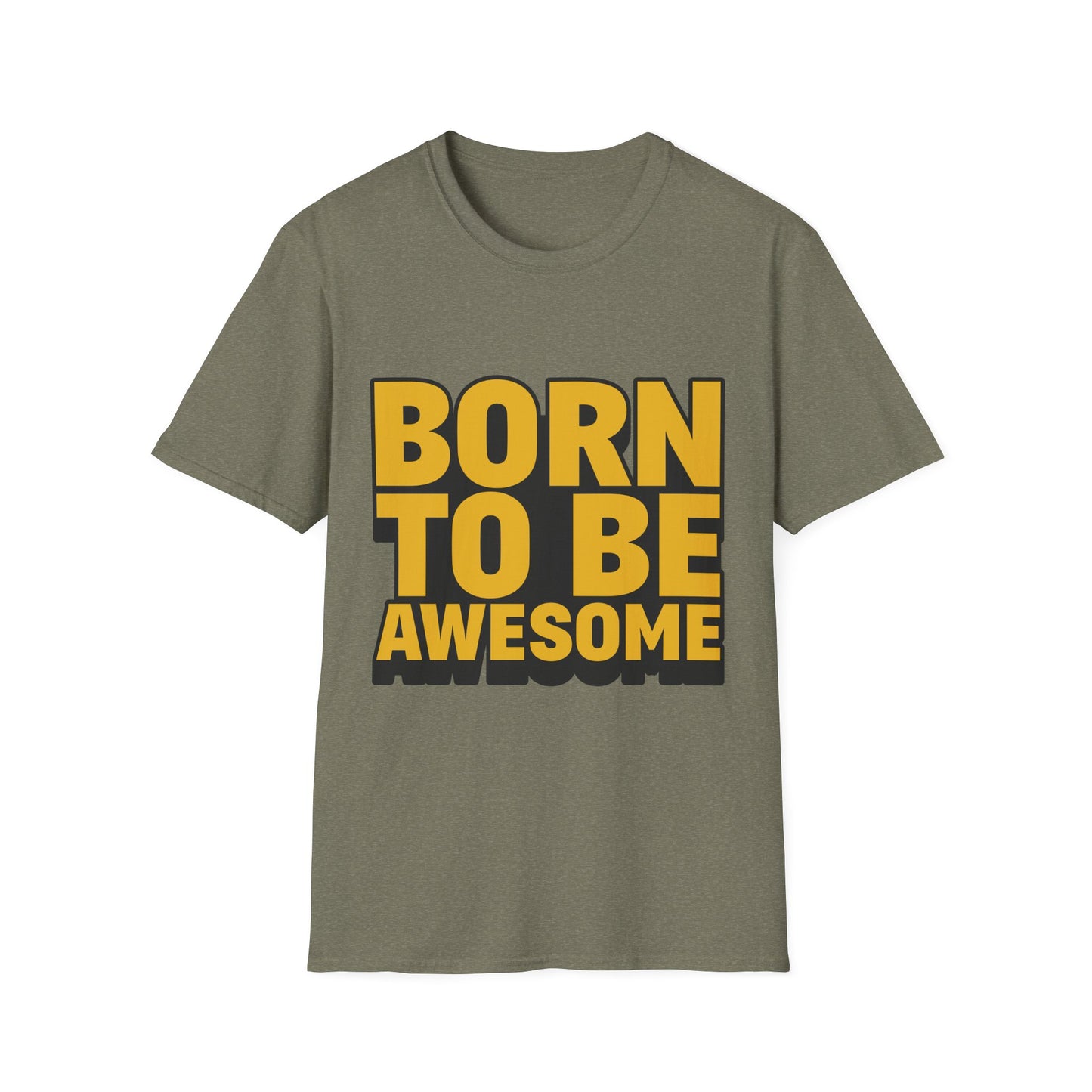 Born To Be Awesome  Unisex Softstyle T-Shirt