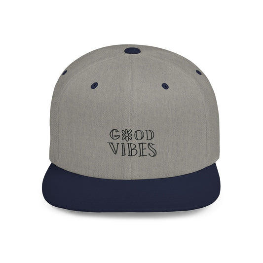 Good Vibes Flat Bill Snapback