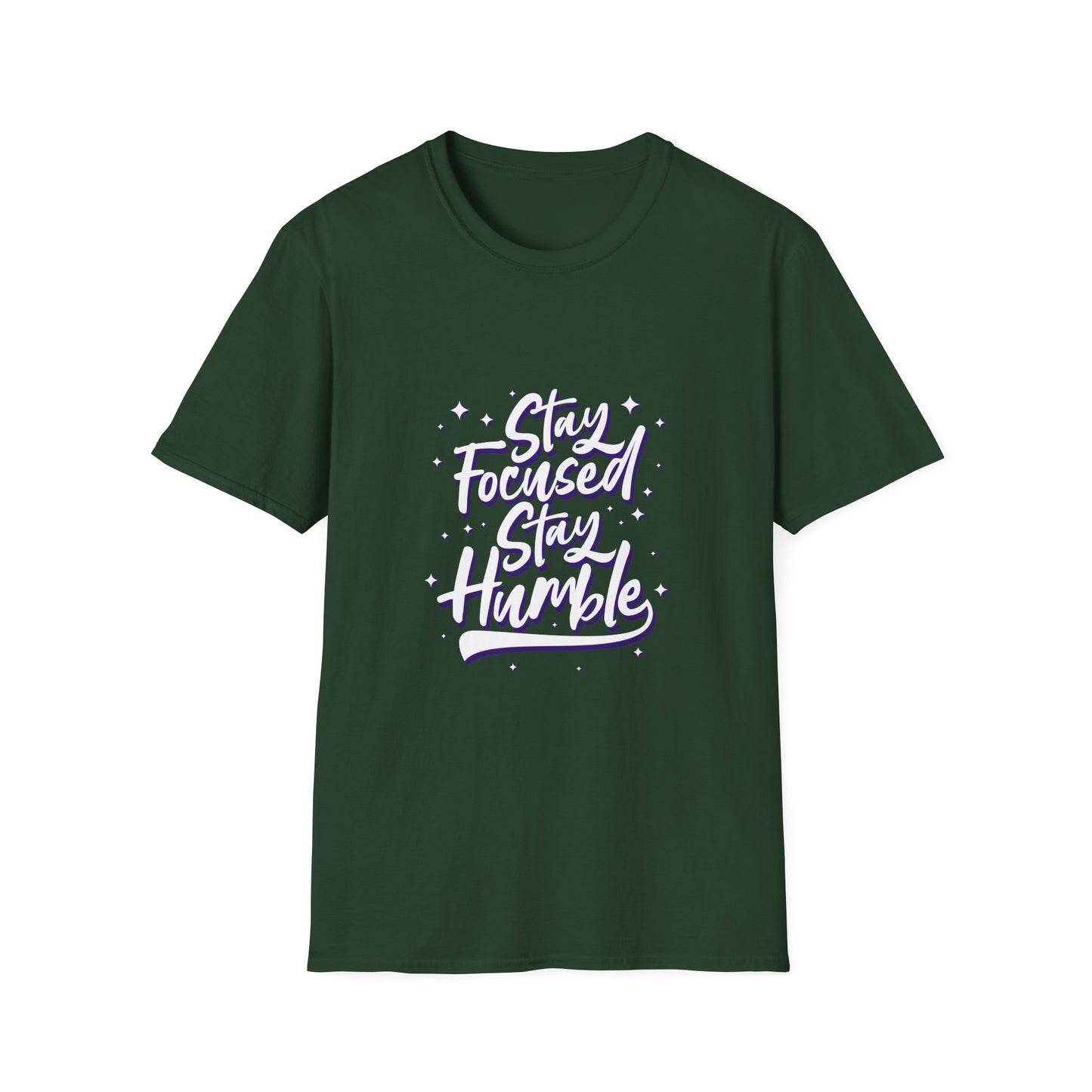 Stay Focused Stay Humble Unisex Softstyle T-Shirt