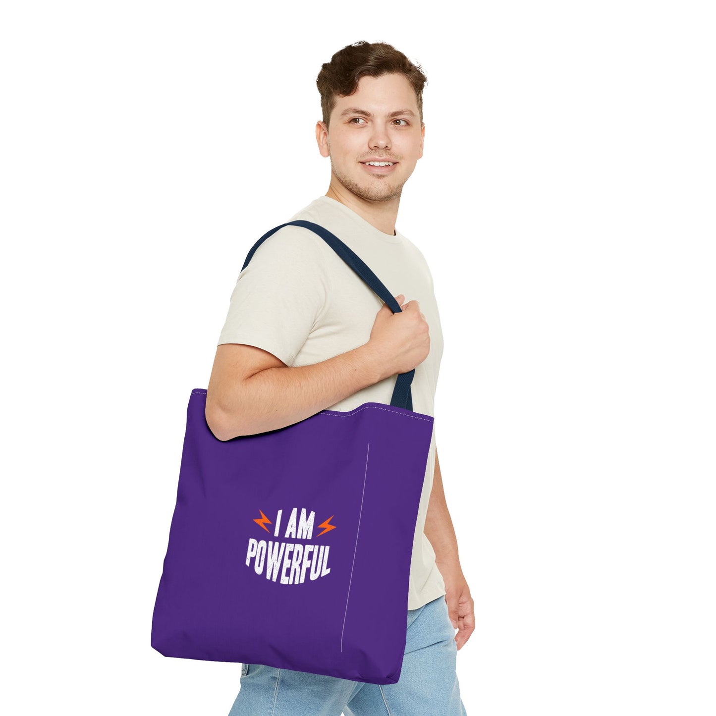 I Am Powerful Tote Bag (AOP)