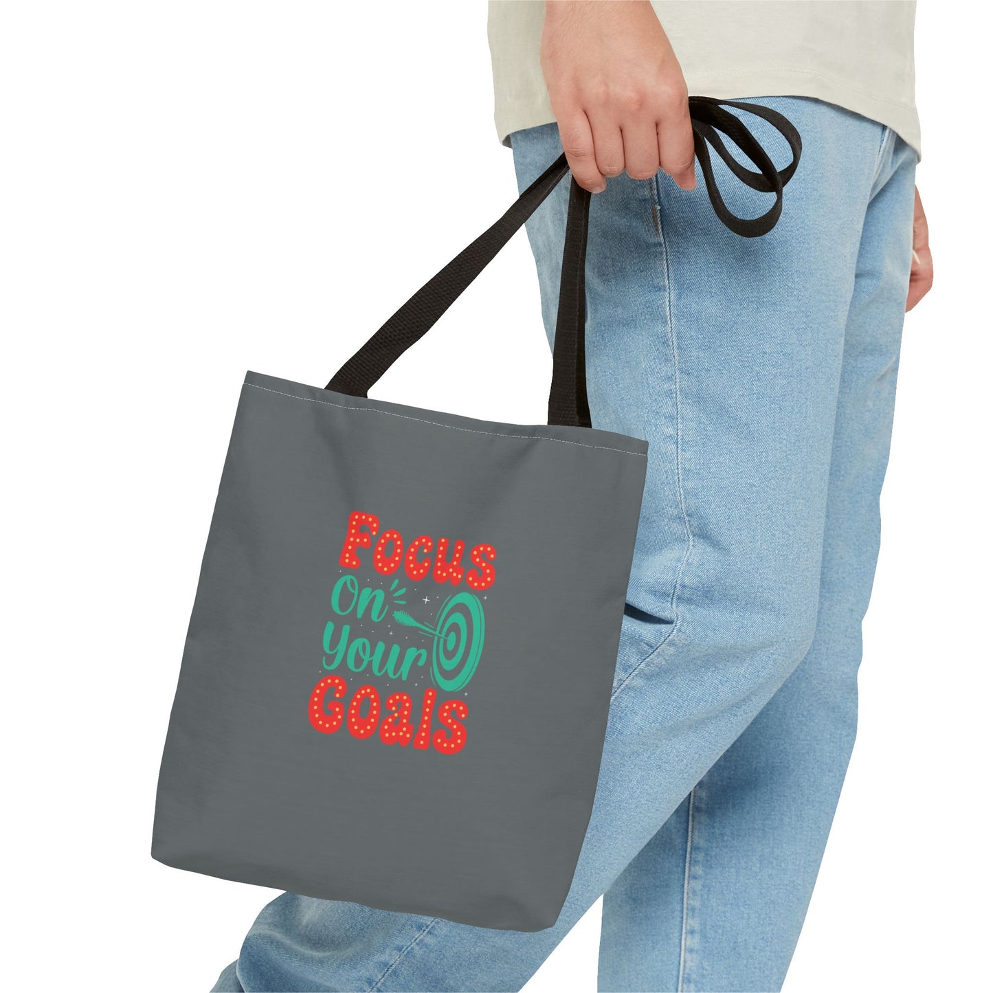 Focus On Your Goals Tote Bag (AOP)