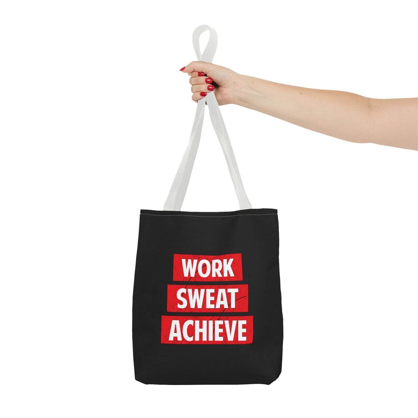Work Sweat Achieve Tote Bag (AOP)