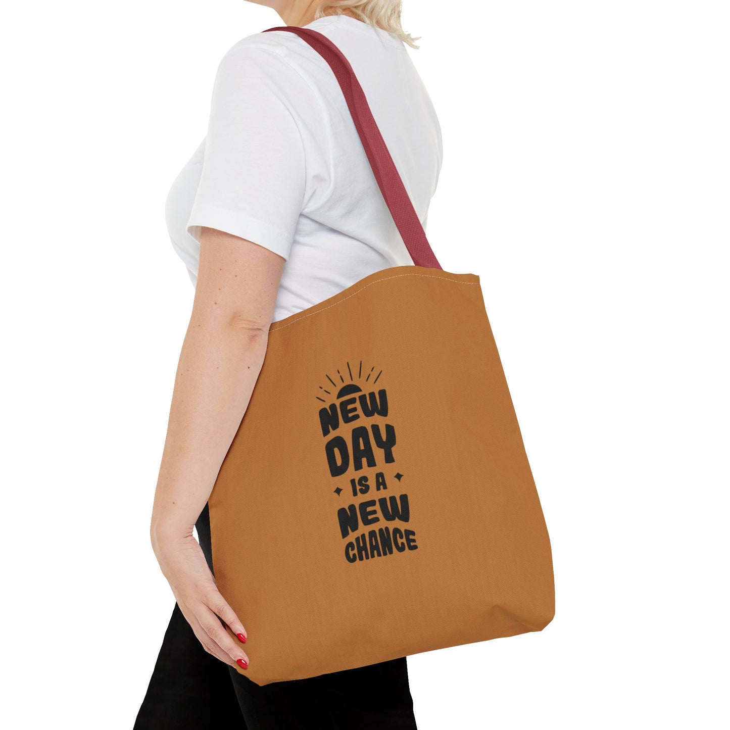 New Day Is A New Change Tote Bag (AOP)