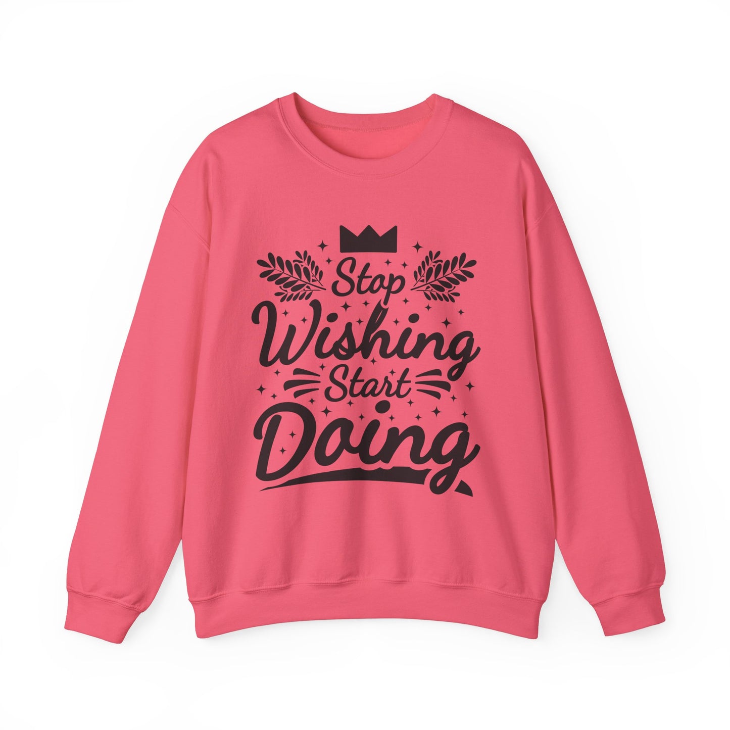 Stop Wishing Start Doing Unisex Heavy Blend™ Crewneck Sweatshirt