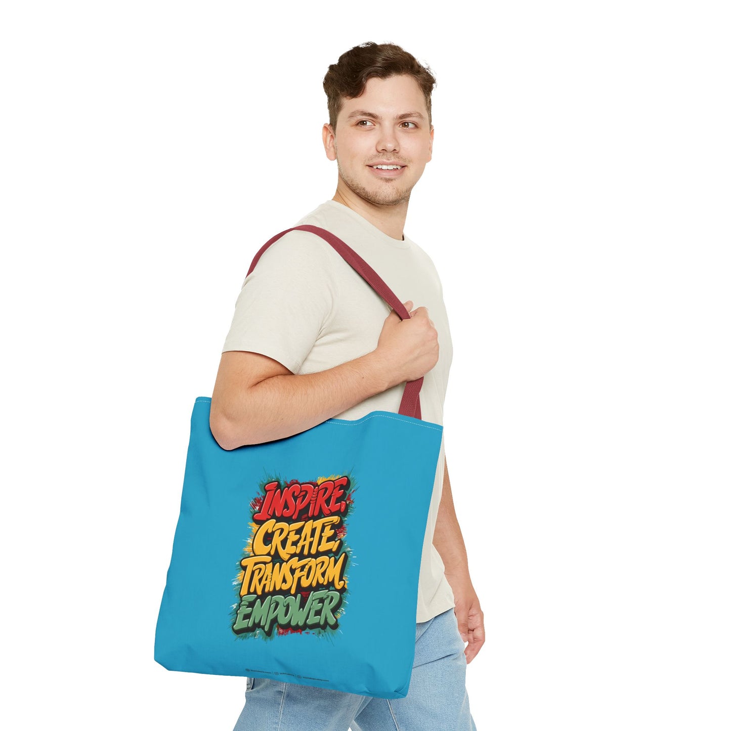 Inspire Create Transform Empower Tote Bag (AOP)