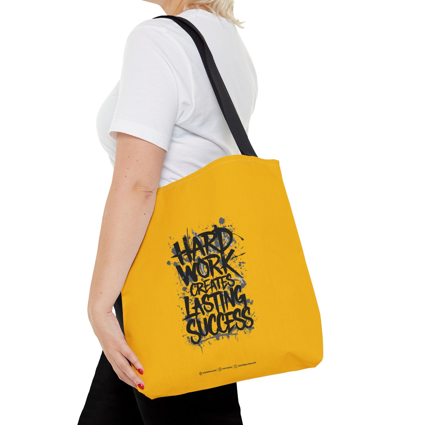 Hard Work Creates Lasting Success Tote Bag (AOP)