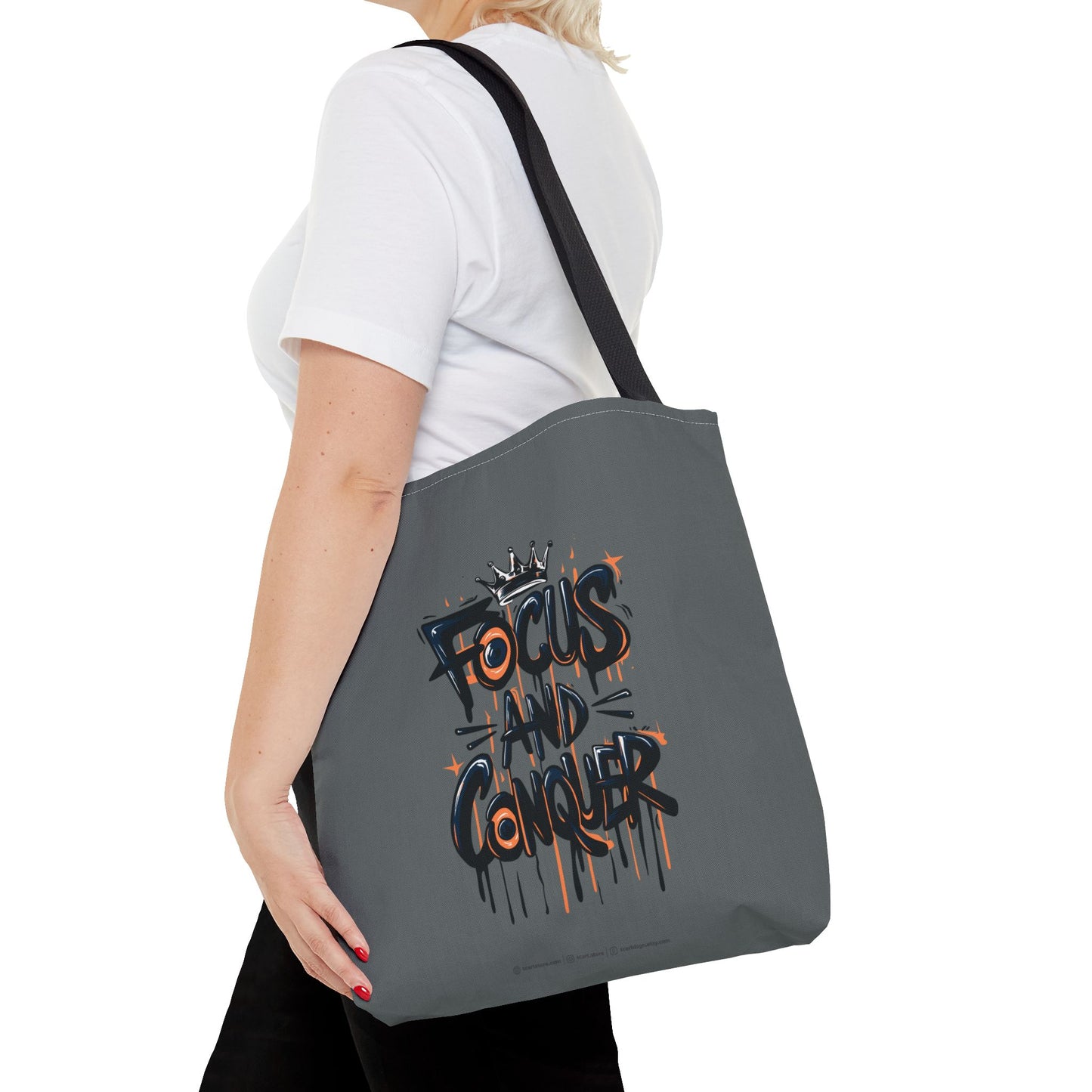 Focus And Conquer Tote Bag (AOP)