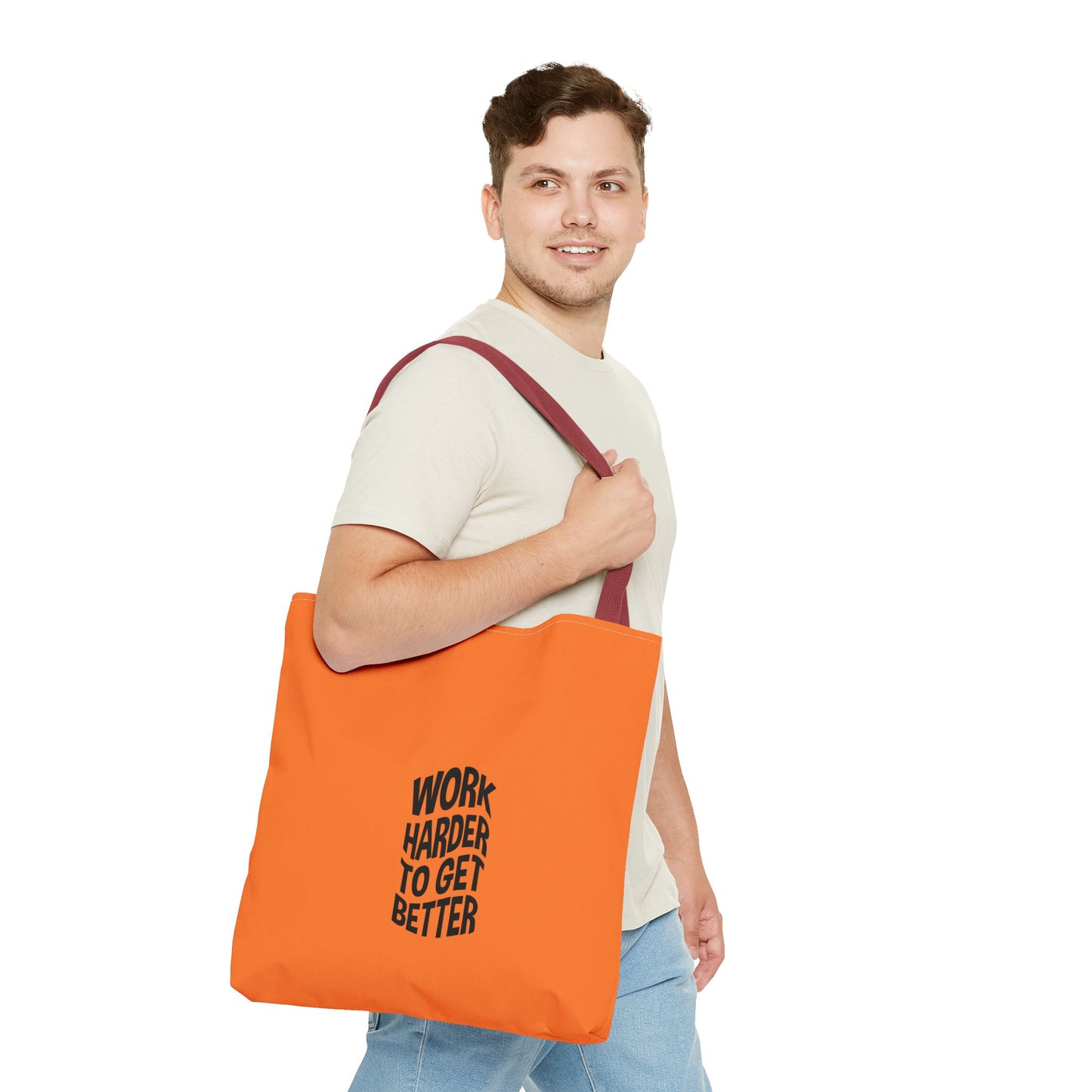 Work Harder To Get Better Tote Bag (AOP)