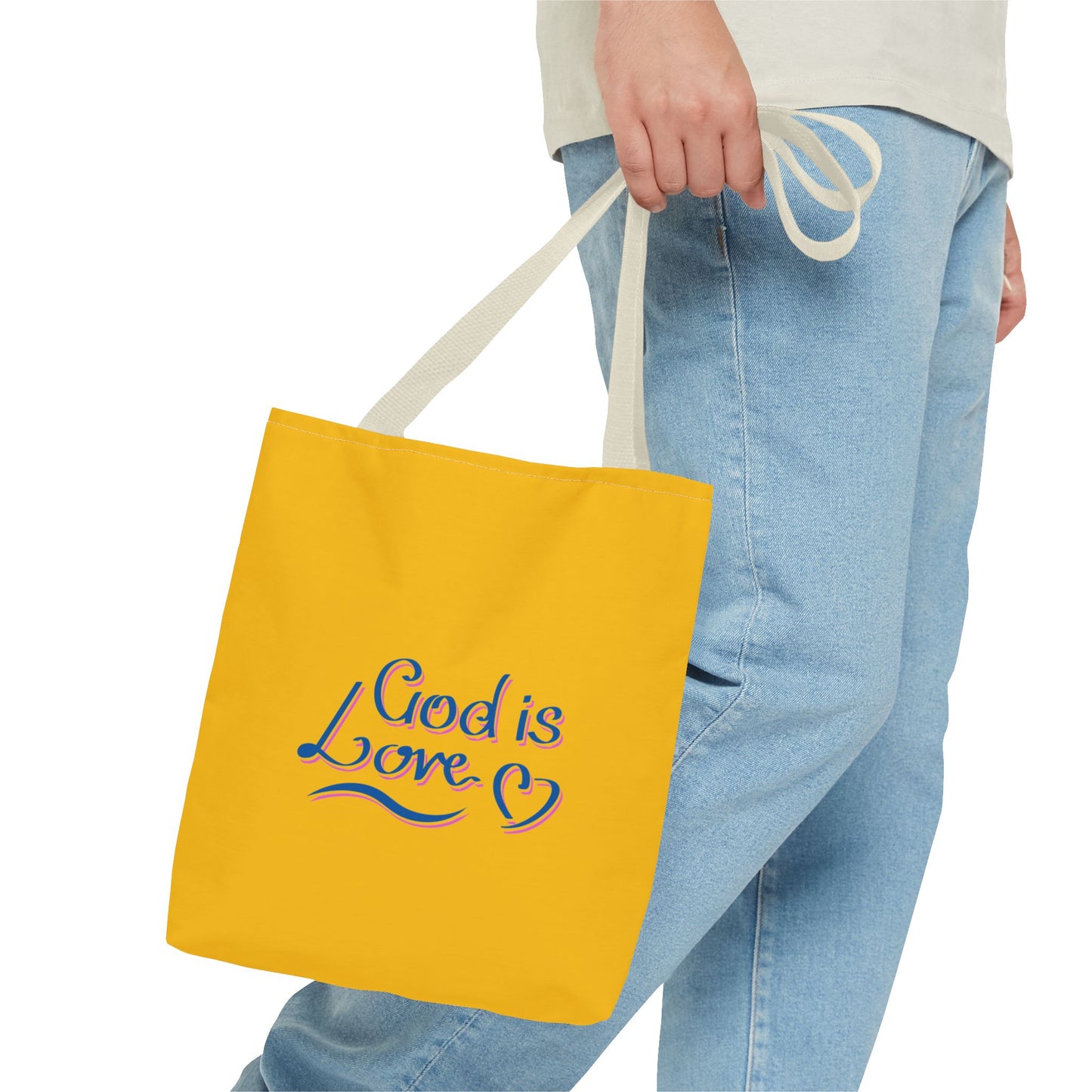 God Is Love Tote Bag (AOP)