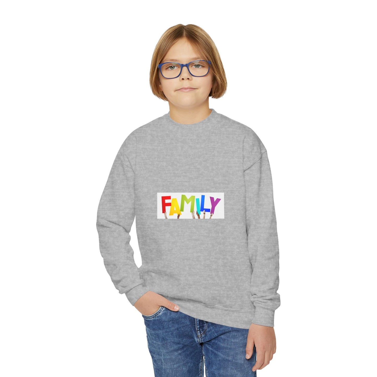Family Youth Crewneck Sweatshirt