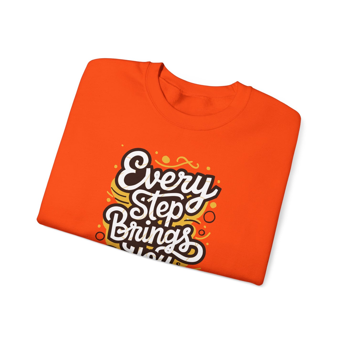 Every Step Brings You Closer Unisex Heavy Blend™ Crewneck Sweatshirt