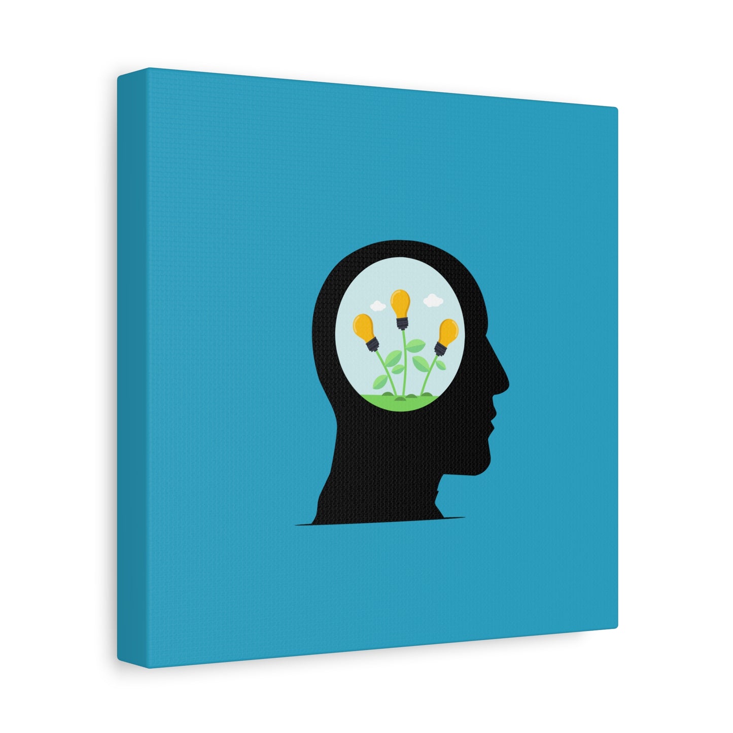 Mindset And Positive Thoughts Matte Canvas, Stretched, 1.25"