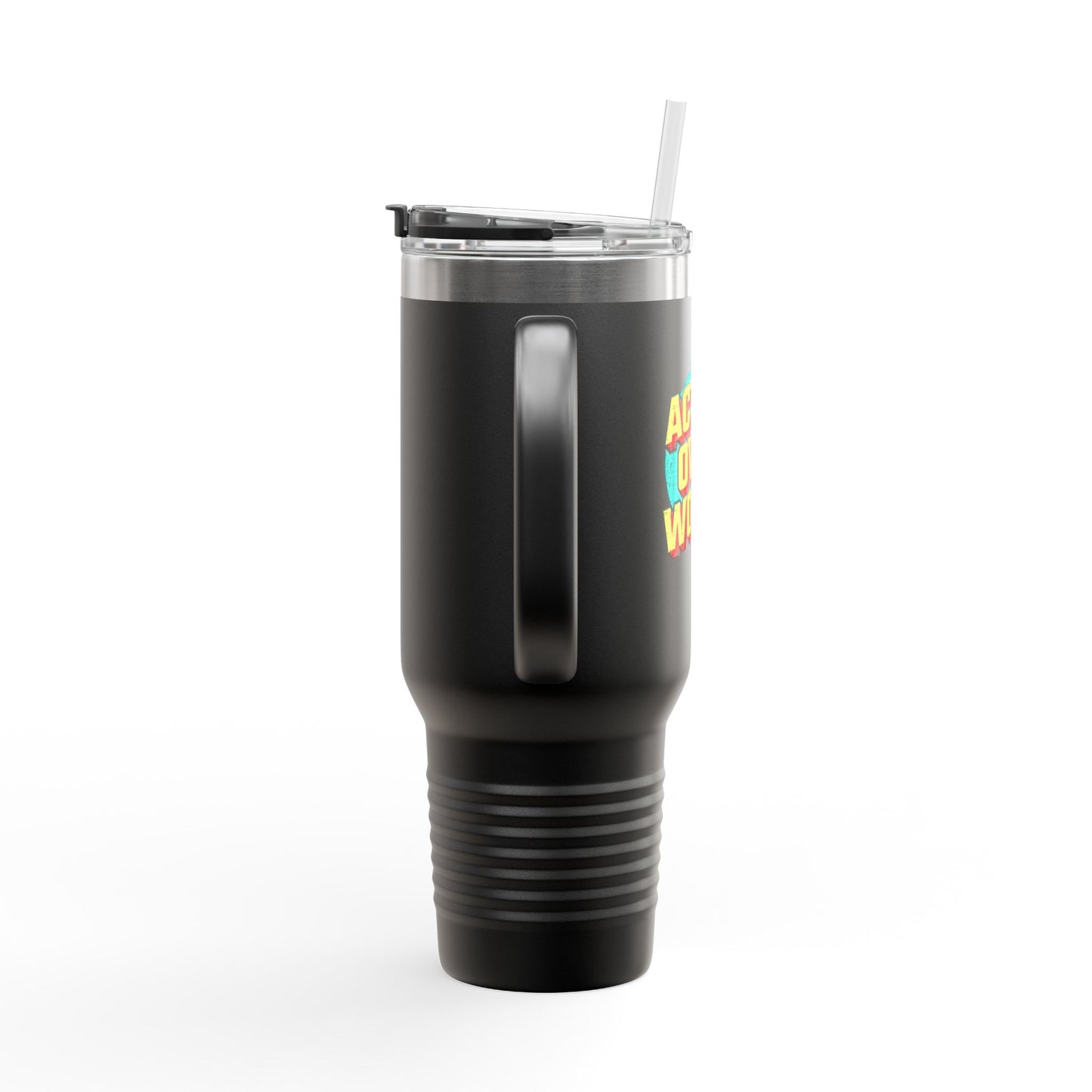 Action Over Words Insulated Travel Mug, 40oz