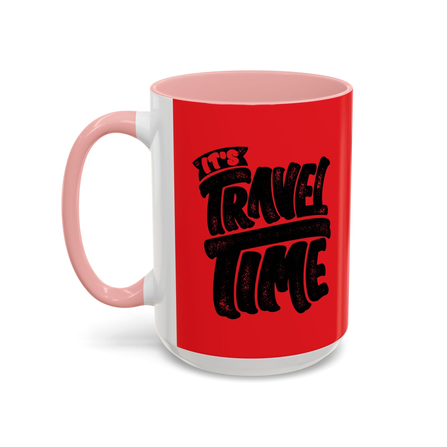 It's Travel Time Accent Coffee Mug (11, 15oz)