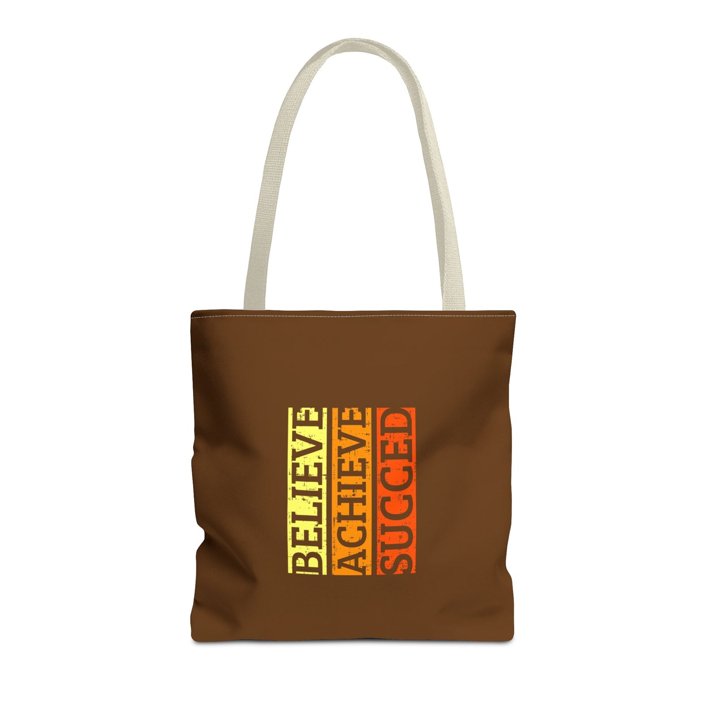 Believe Achieve Succed Tote Bag (AOP)