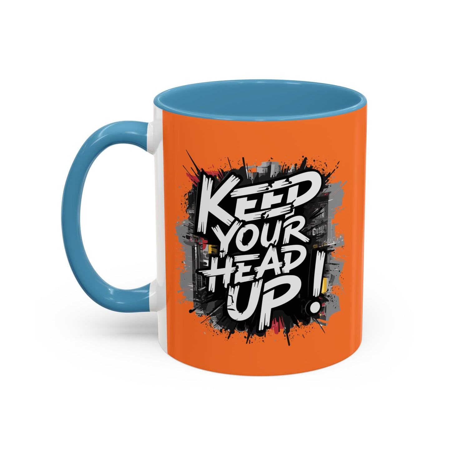 Keep Your Head Up! Accent Coffee Mug (11, 15oz)