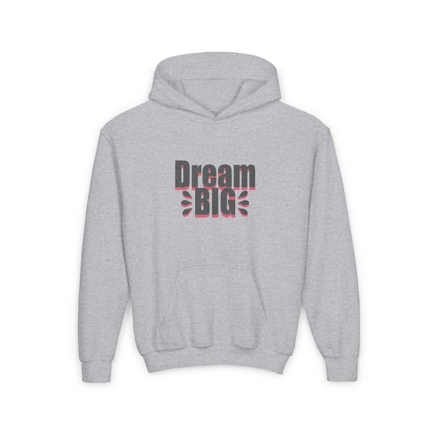 Dream Big Distressed Youth Heavy Blend Hooded Sweatshirt