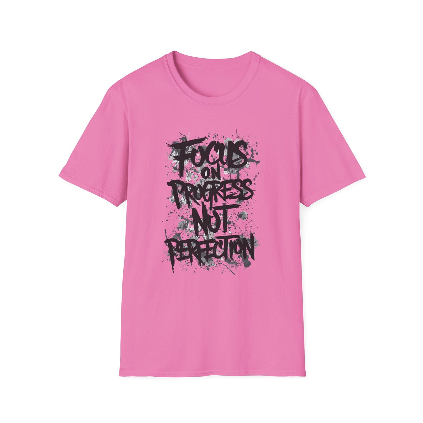 Focus On Progress Not Perfection Unisex Softstyle T-Shirt
