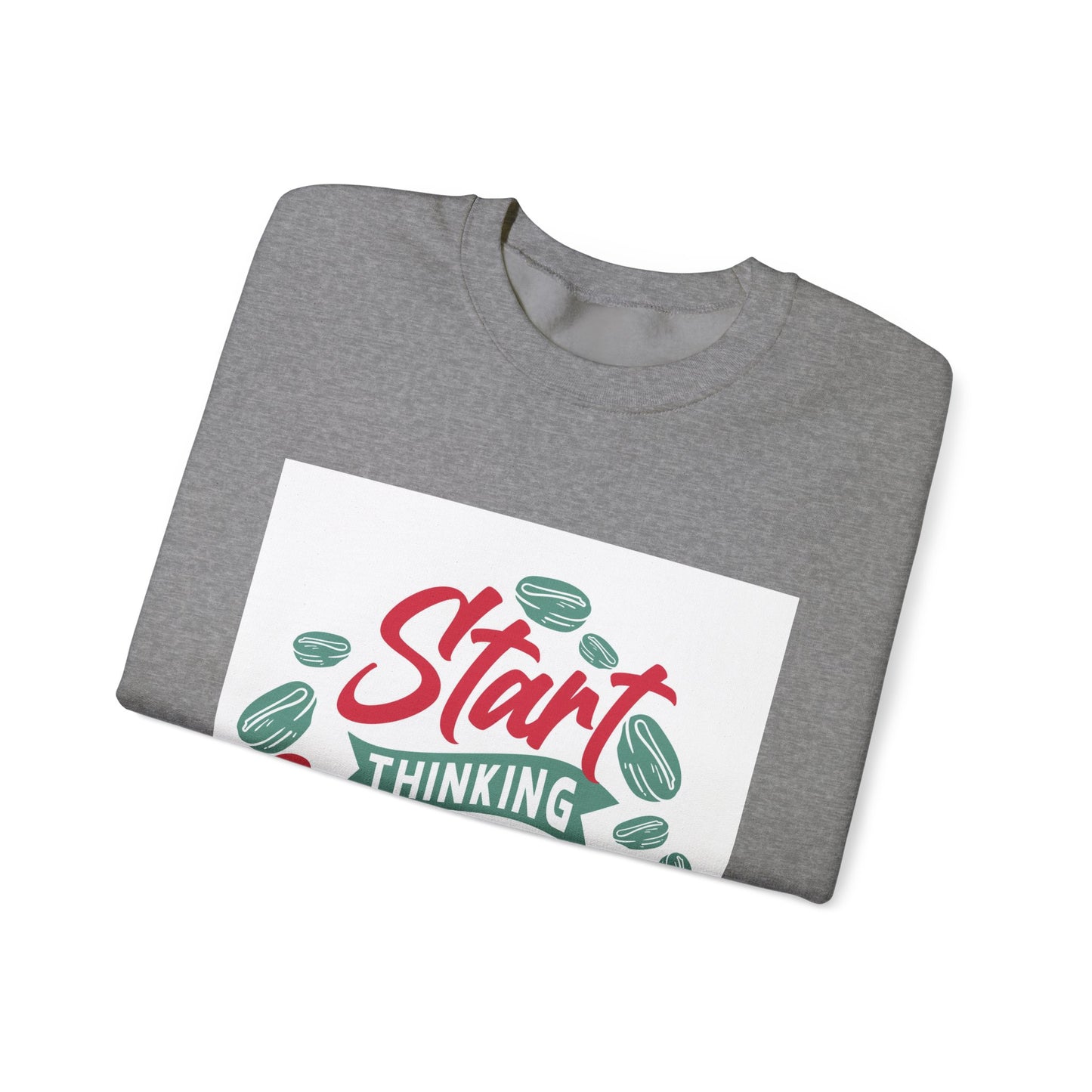 Start Thinking Unisex Heavy Blend™ Crewneck Sweatshirt