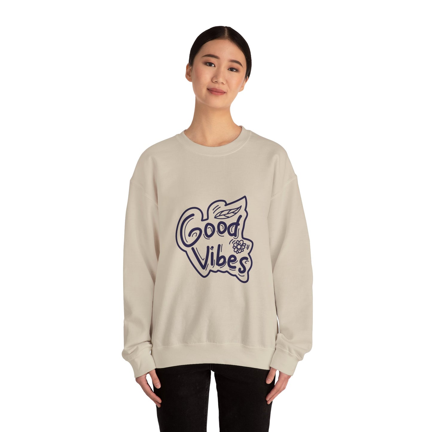 Good Vibes Unisex Heavy Blend™ Crewneck Sweatshirt