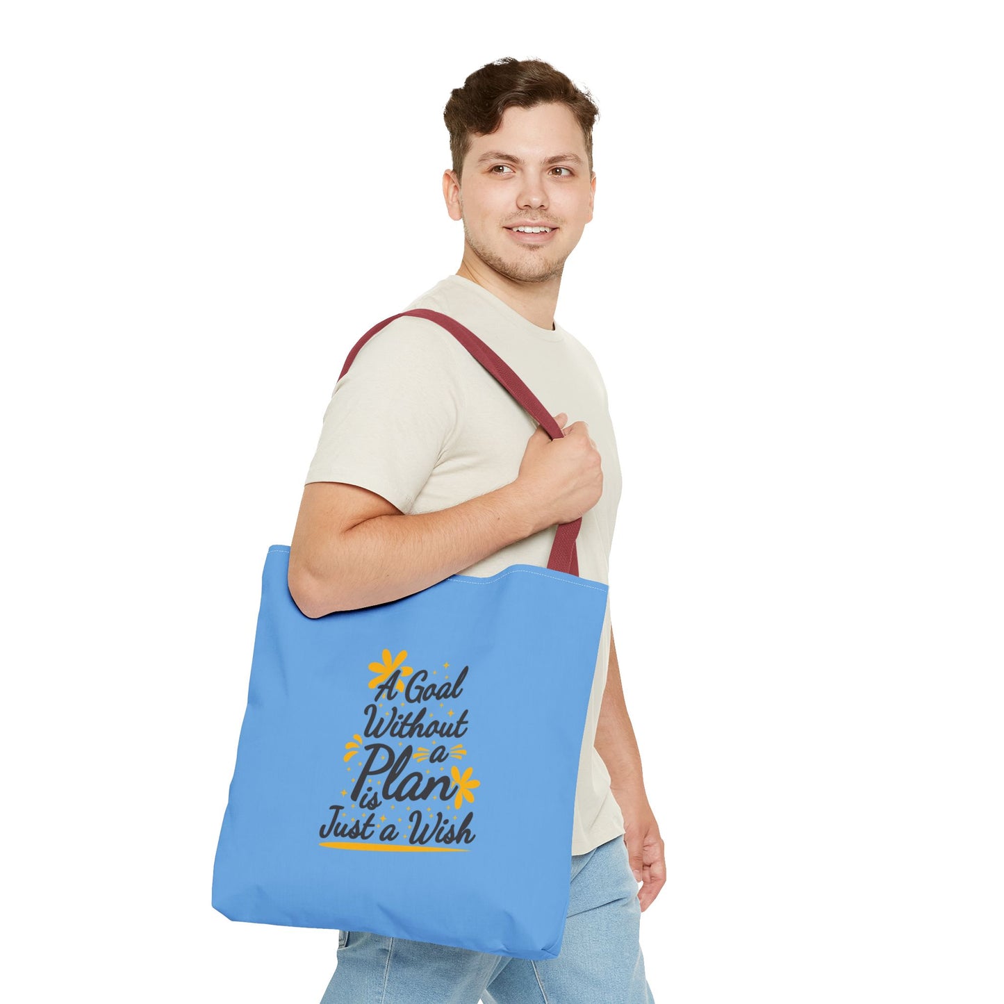 A Goal Without A Plan Is Just A Wish Tote Bag (AOP)
