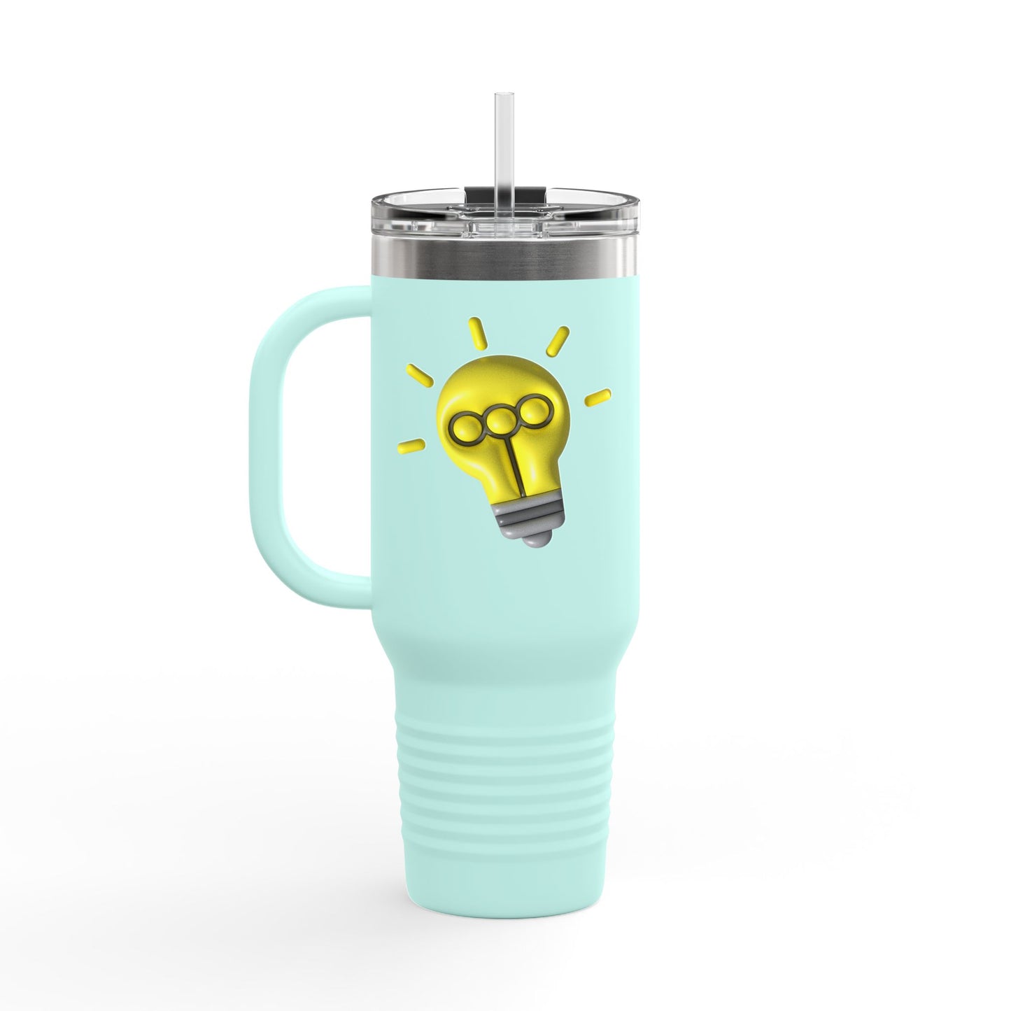 Light Bulb Insulated Travel Mug, 40oz