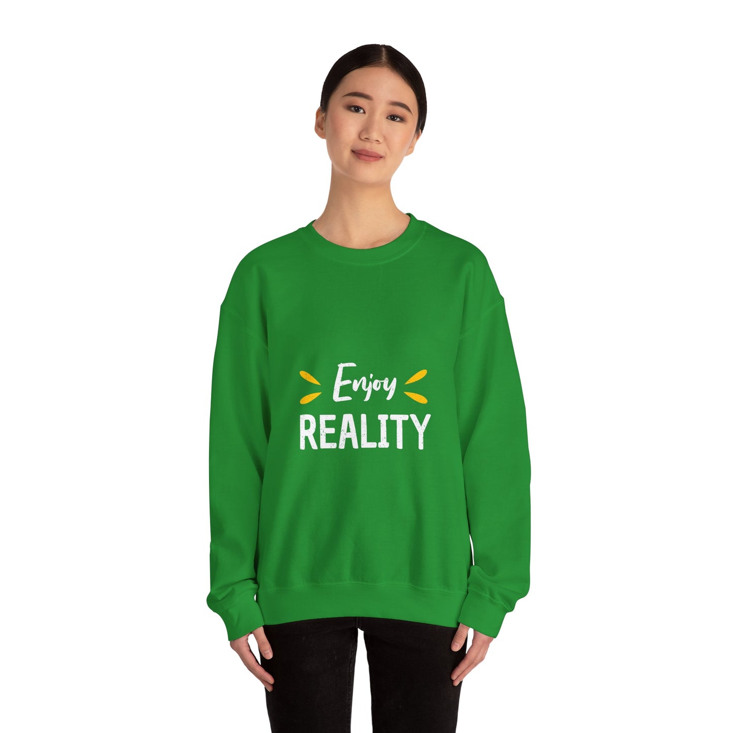 Enjoy Reality Unisex Heavy Blend™ Crewneck Sweatshirt