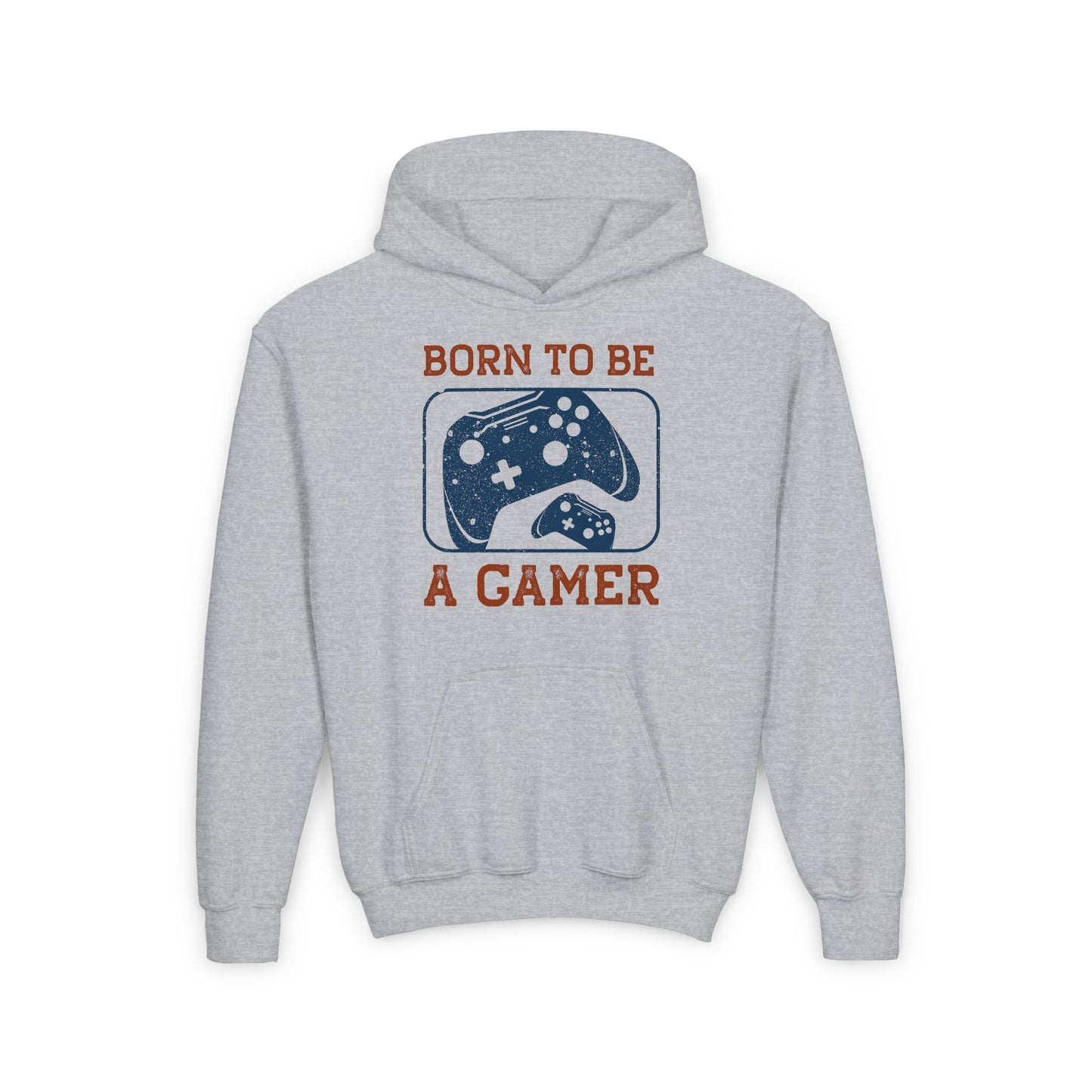Born To Be A Gamer Youth Heavy Blend Hooded Sweatshirt