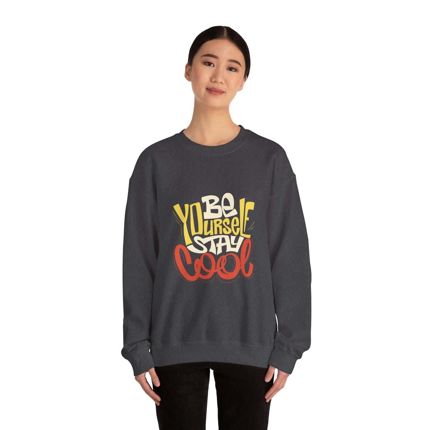 Be Yourself Stay Cool Unisex Heavy Blend™ Crewneck Sweatshirt