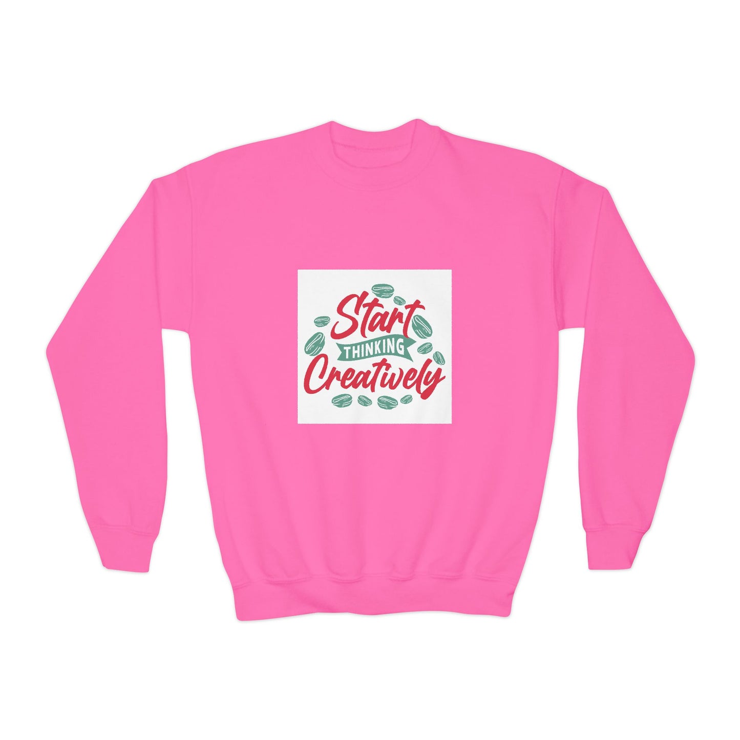Start Thinking Creatively Youth Crewneck Sweatshirt