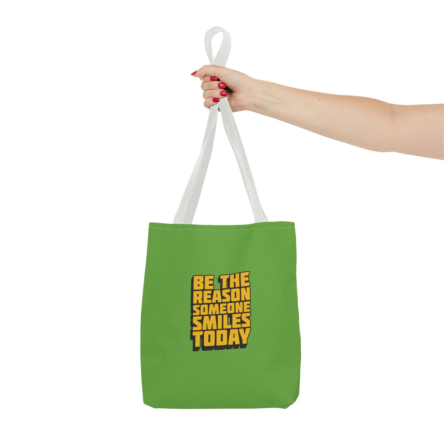 Be The Reason Someone Smiles Today Tote Bag (AOP)
