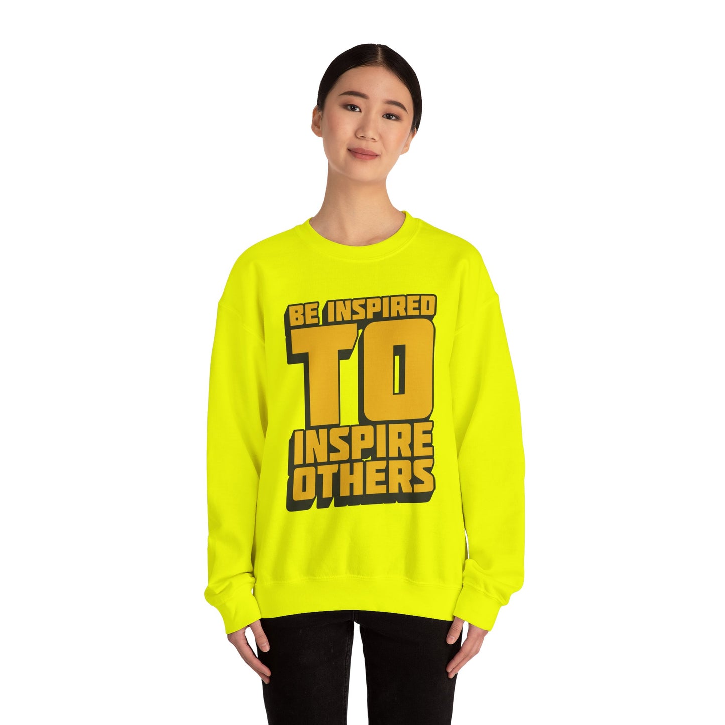 Be Inspired To Inspire Others Unisex Heavy Blend™ Crewneck Sweatshirt