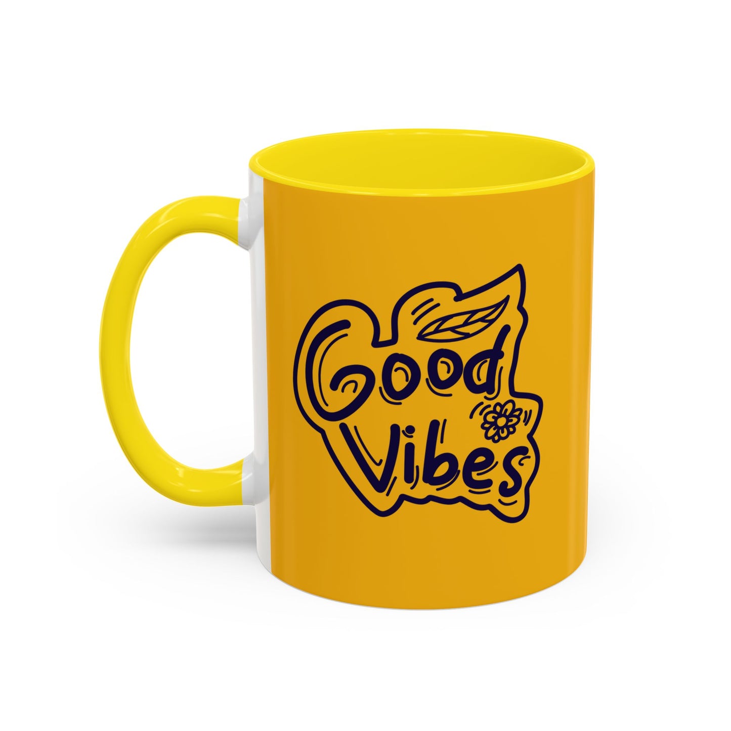 Good Vibes Accent Coffee Mug (11, 15oz)