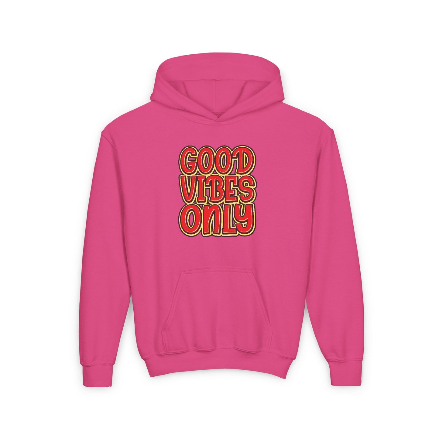 Good Vibes Only Youth Heavy Blend Hooded Sweatshirt