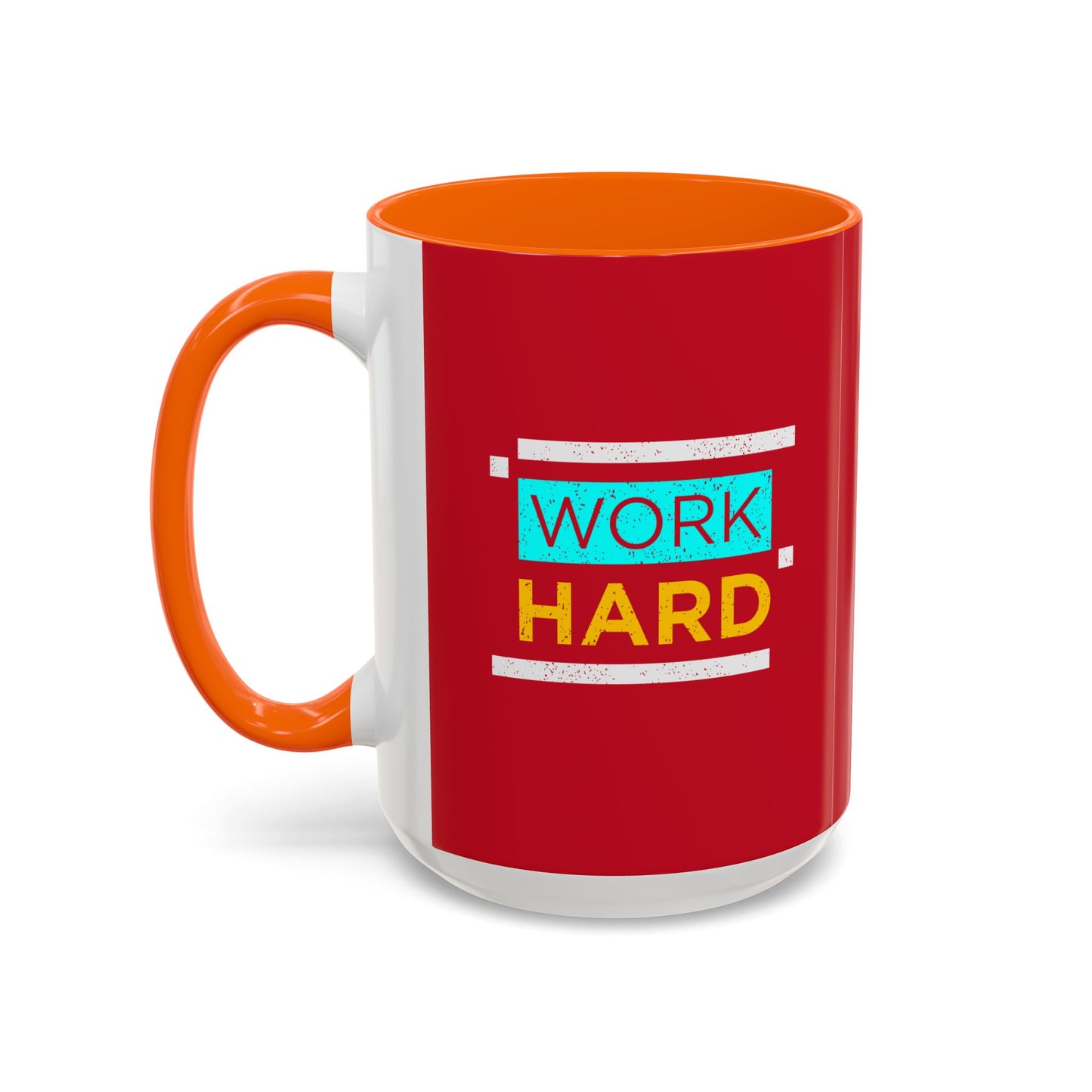 Work Hard Accent Coffee Mug (11, 15oz)