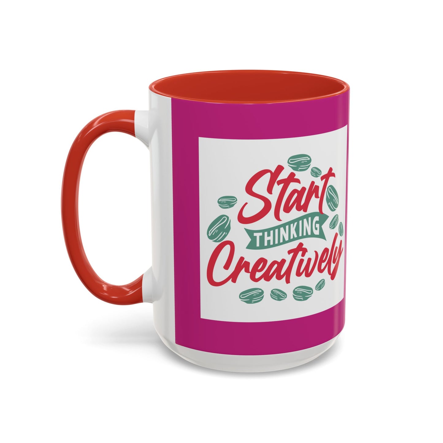 Start Thinking Accent Coffee Mug (11, 15oz)