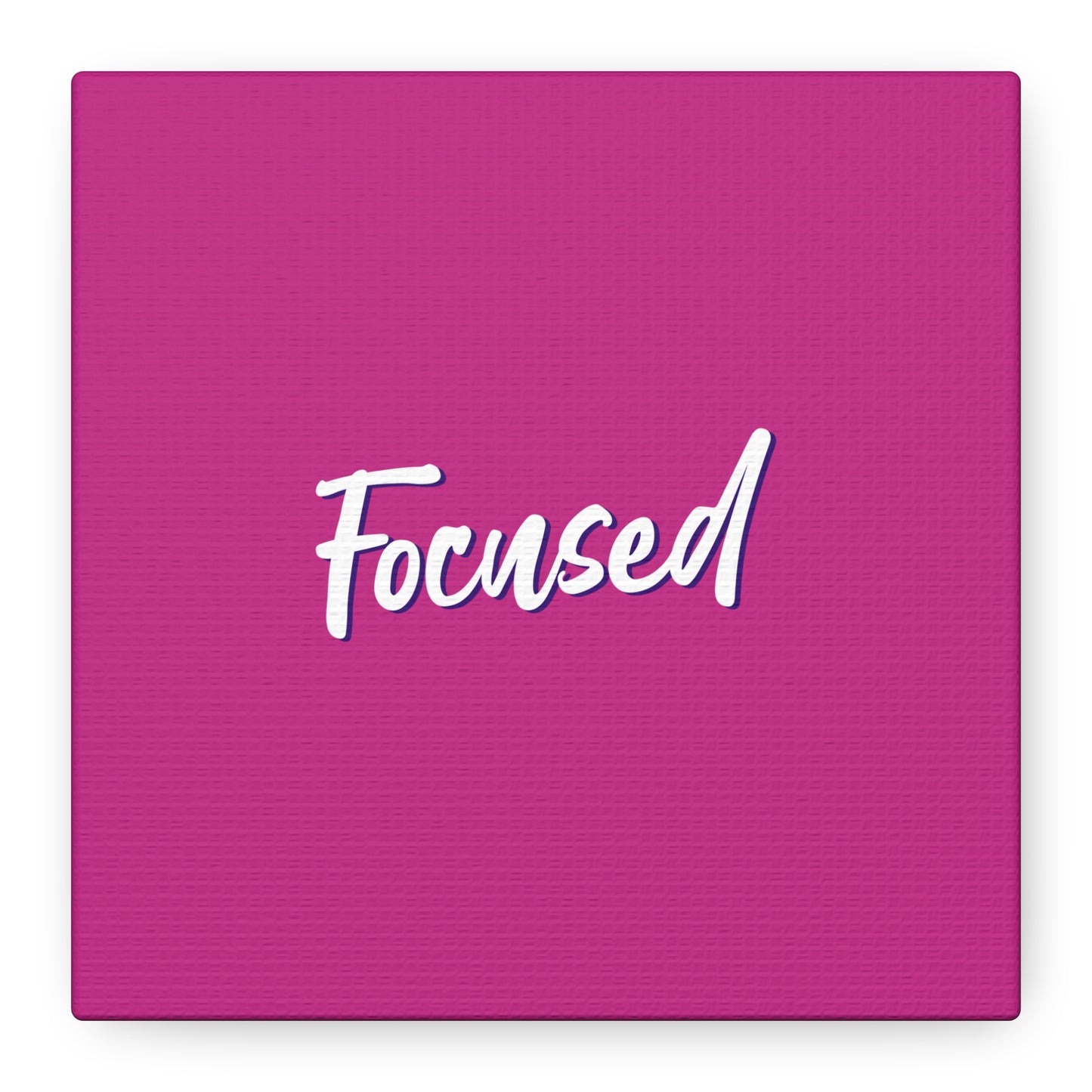 Focused Matte Canvas, Stretched, 1.25"