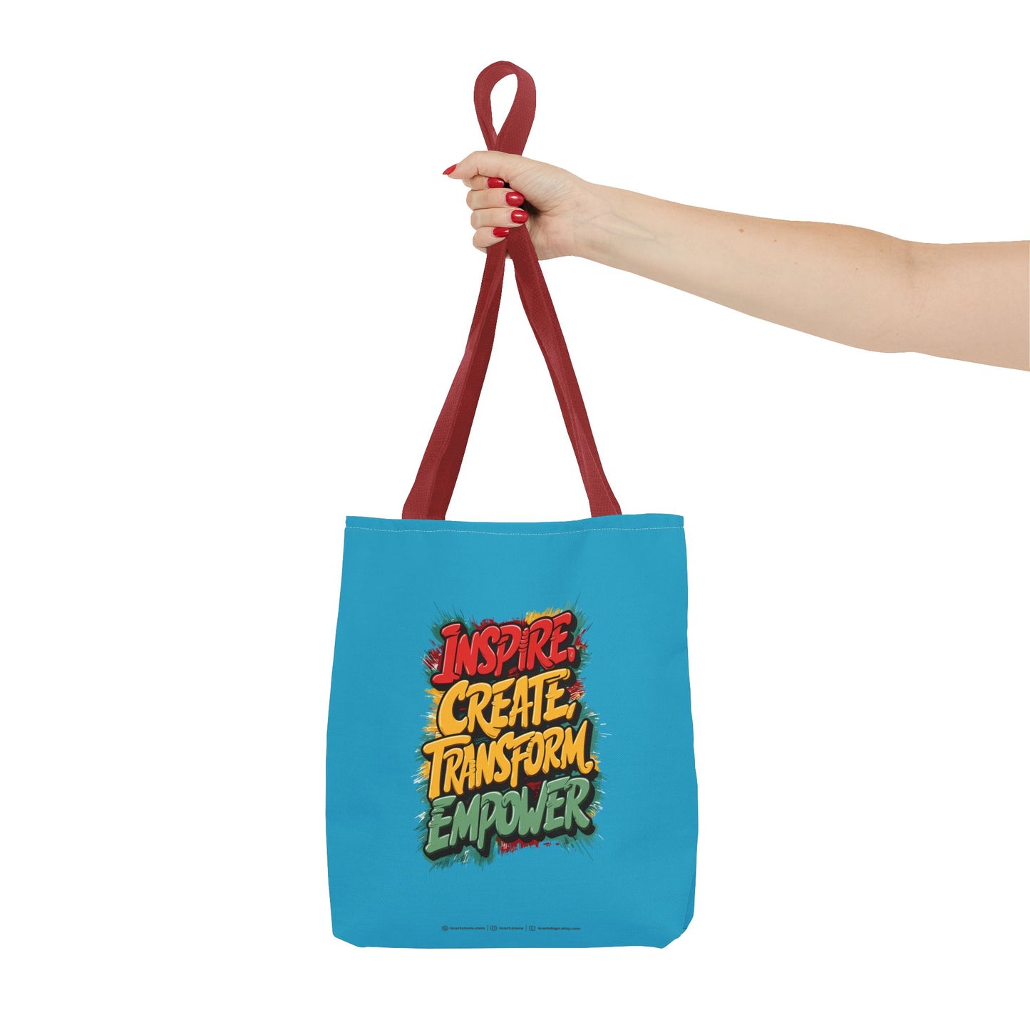 Inspire Create Transform Empower Tote Bag (AOP)