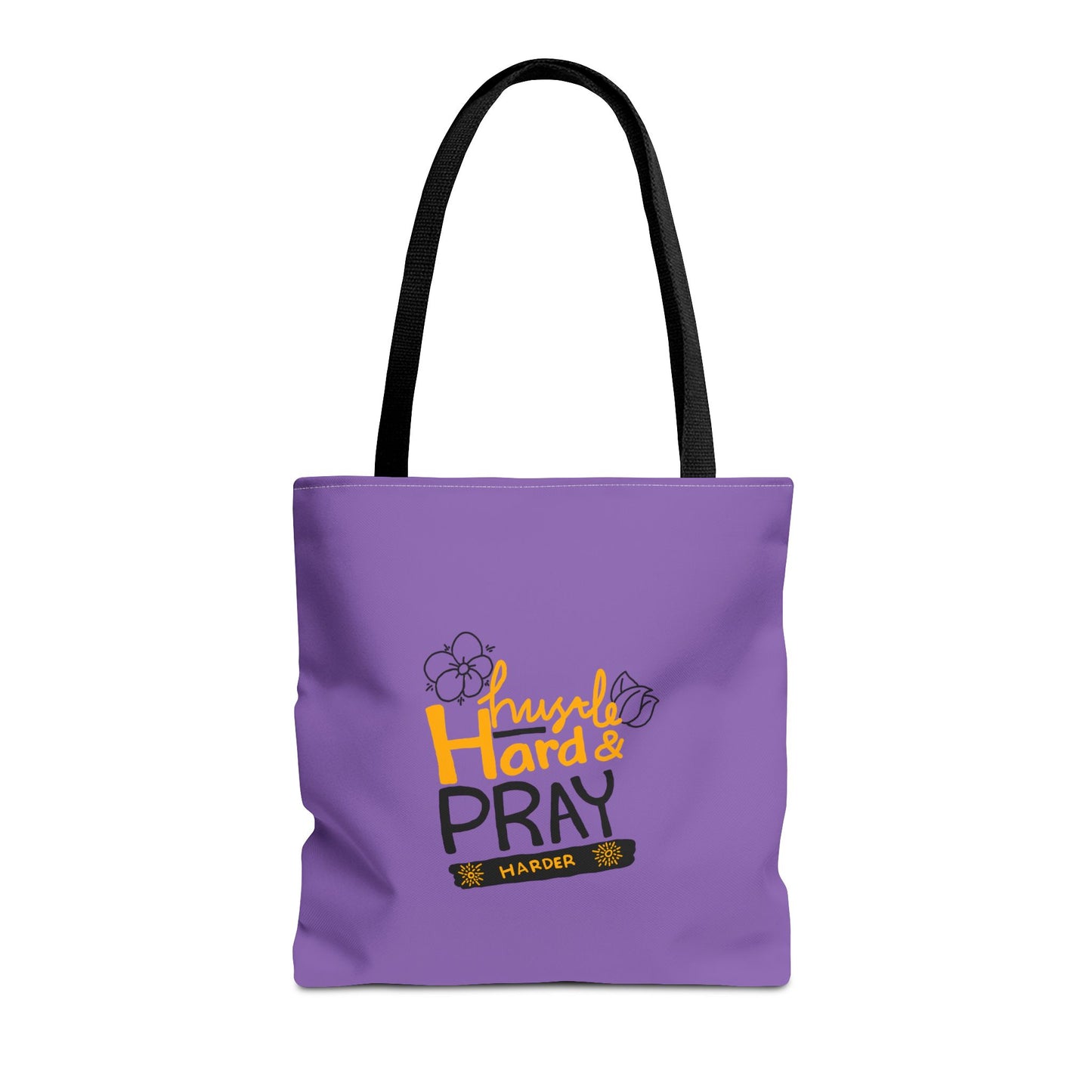 Hustle Hard And Pray Harder Tote Bag (AOP)